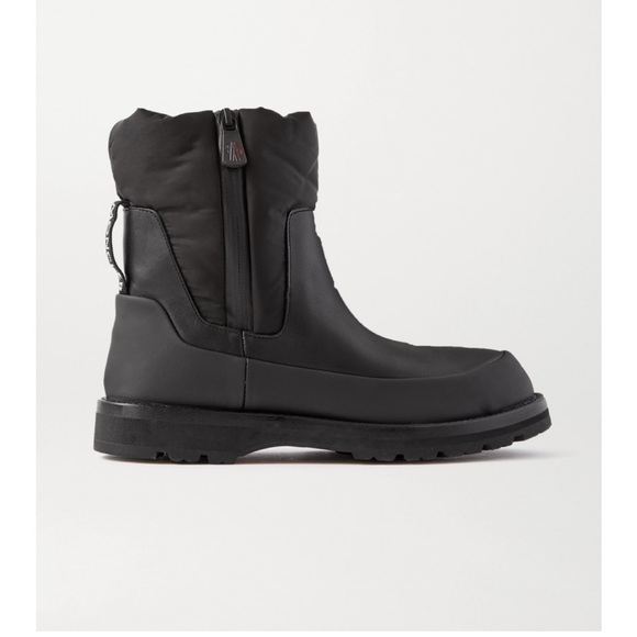 Moncler Women's Rain Dont Care Paneled Ankle Boots size 39 1/2 - Picture 1 of 10